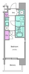 レジディア新宿御苑の間取り画像