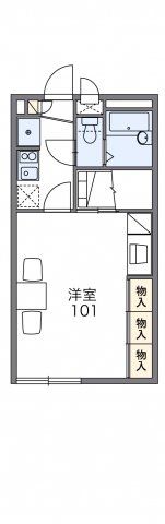 レオパレスマルベリーランチAの間取り画像