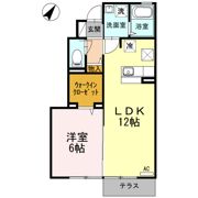 ソレアード A棟の間取り画像