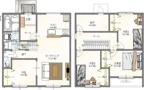 Karia Grace 旭 Cの間取り画像