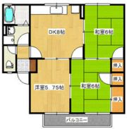 セジュール加美D棟の間取り画像