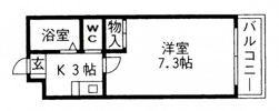 サンヒルズ古市の間取り画像