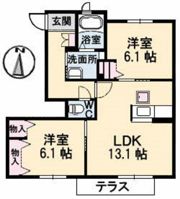 アットホームタウン原 C棟の間取り画像