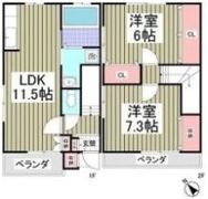 サンセモンAの間取り画像