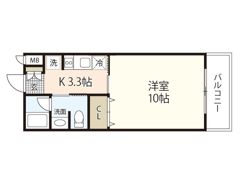 JRBハイツ矢野Ⅰ番館の間取り画像