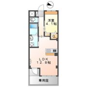 アムール菊陽の間取り画像