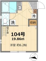 グランブルー大津の間取り画像