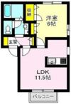 クレールドルフ Aの間取り画像
