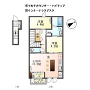 Rushero梅花（ルシェロ バイカ）の間取り画像