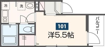 MELDIA西大宮Ⅱの間取り画像