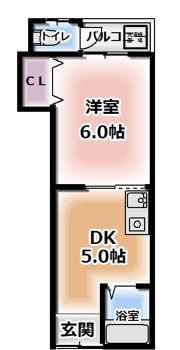 ロイヤル桜園町B棟の間取り画像
