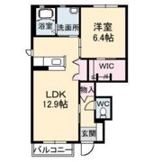 シャーメゾンみずほ B棟の間取り画像