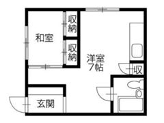 Rハイツの間取り画像
