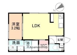 インテグラルイースト富山B棟の間取り画像