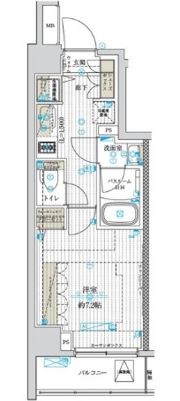 ブライズ南砂の間取り画像