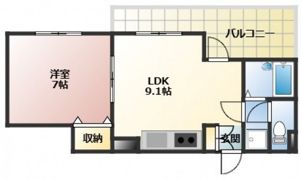新川楽々園ビルの間取り画像