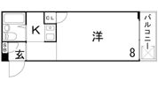 プチドール北野の間取り画像