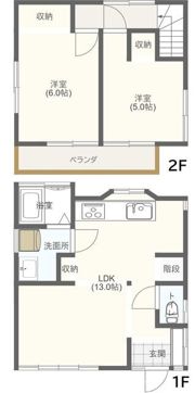（T010）東京都目黒区目黒本町4ー22ー10戸建の間取り画像