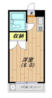 エトワール保土ヶ谷 205号室の間取り画像