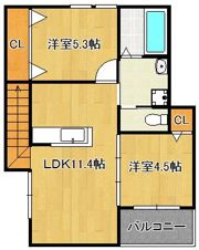 スプリング沖田の間取り画像