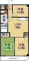 ヒルズ平和ヶ丘の間取り画像