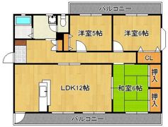 カメリアIIの間取り画像