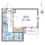 ワコーレヴィータ江坂EASTの間取り画像