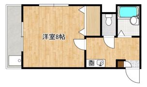 セゾン九品寺の間取り画像