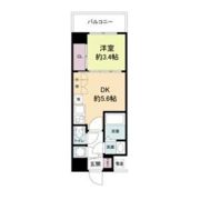 セレニテ新大阪カルムの間取り画像