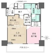 ザ・パークハウス大阪梅田タワーの間取り画像
