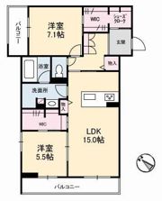 ラプレスタージュの間取り画像