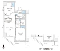 ラティエラ練馬の間取り画像