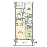 プラウド武蔵小杉の間取り画像