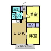 ラフォーレ柊の間取り画像