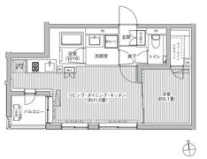 グランフェリシア西麻布の間取り画像