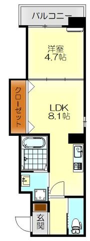 POTHOS呉本通りの間取り画像