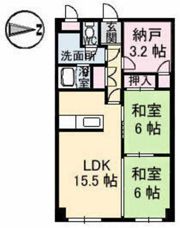 サンライズ三滝橋の間取り画像