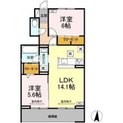 セジュール池田の間取り画像