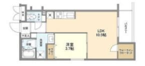 ウェルスクエア帝塚山の間取り画像