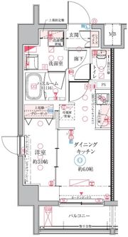 クレヴィスタ東向島の間取り画像