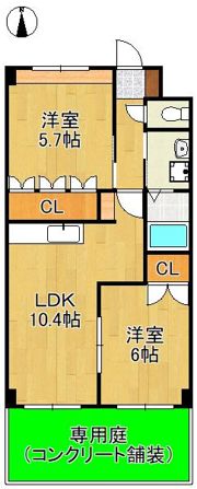 さくら館（遠賀町）の間取り画像