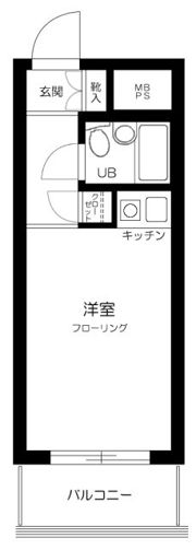 ライオンズマンション新中野第2の間取り画像