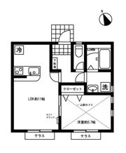 メゾンソレイルの間取り画像