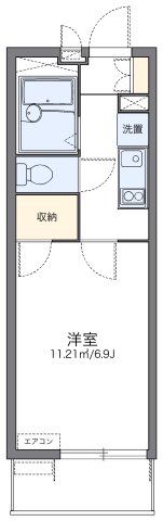 レオパレスボヌールの間取り画像