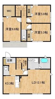 仮）学園の森3丁目プロジェクトA棟の間取り画像