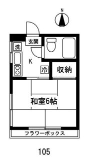 サンヨーハイツの間取り画像