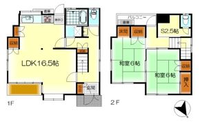 内神町318戸建の間取り画像