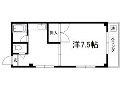 メルシーメゾネット鞍馬口の間取り画像