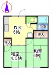 コ－ポいのうえの間取り画像