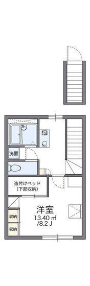 レオパレスイシハラⅠの間取り画像